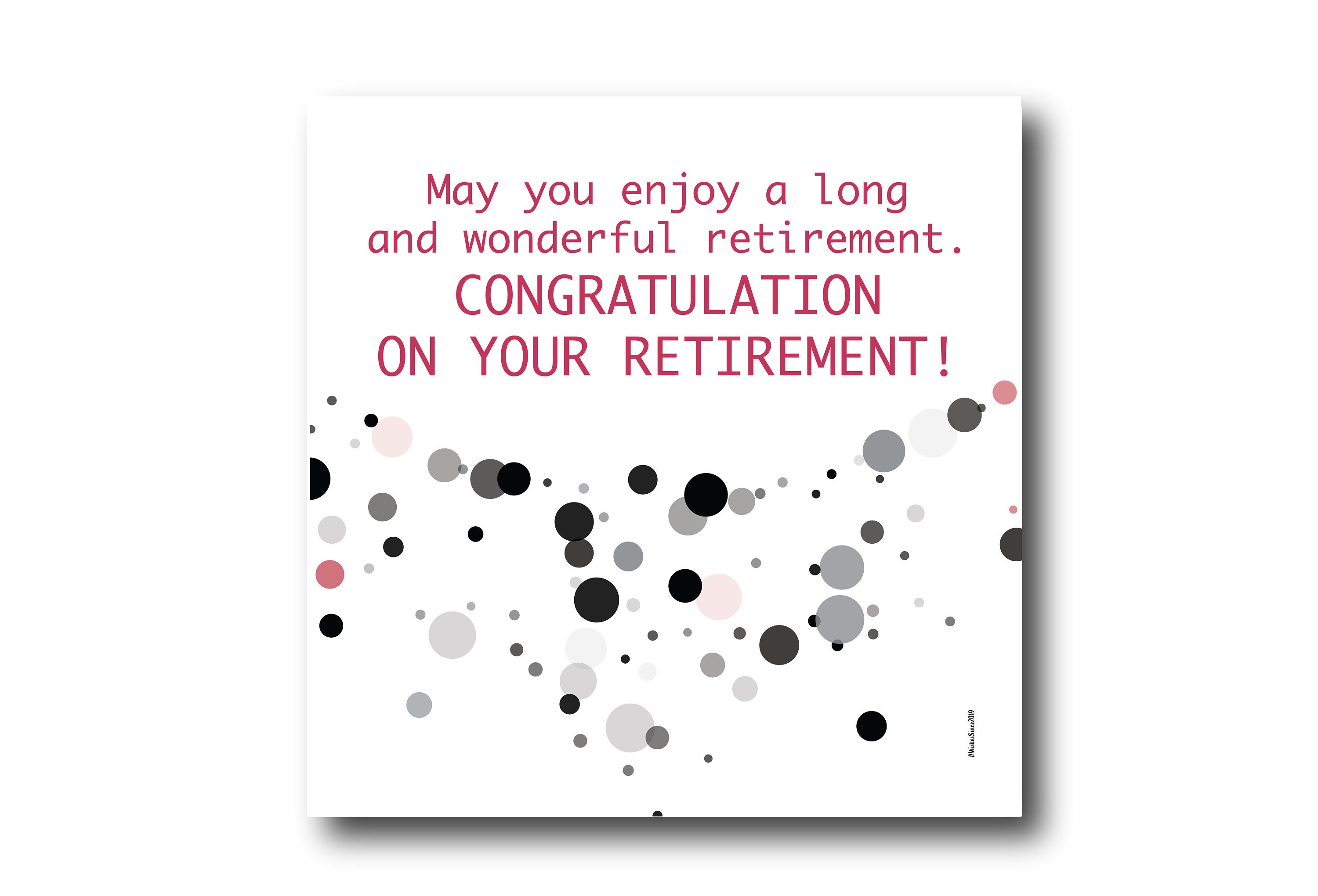 Digital Retirement Greeting Card