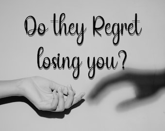 Love Tarot reading "Do they regret losing you". Break up, No contact Reading. Lovers in separation Ghosted. Psychic reading Via email Pdf.