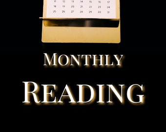 Monthly Prediction Tarot Reading.  Oracle Reading via Email- PDF.