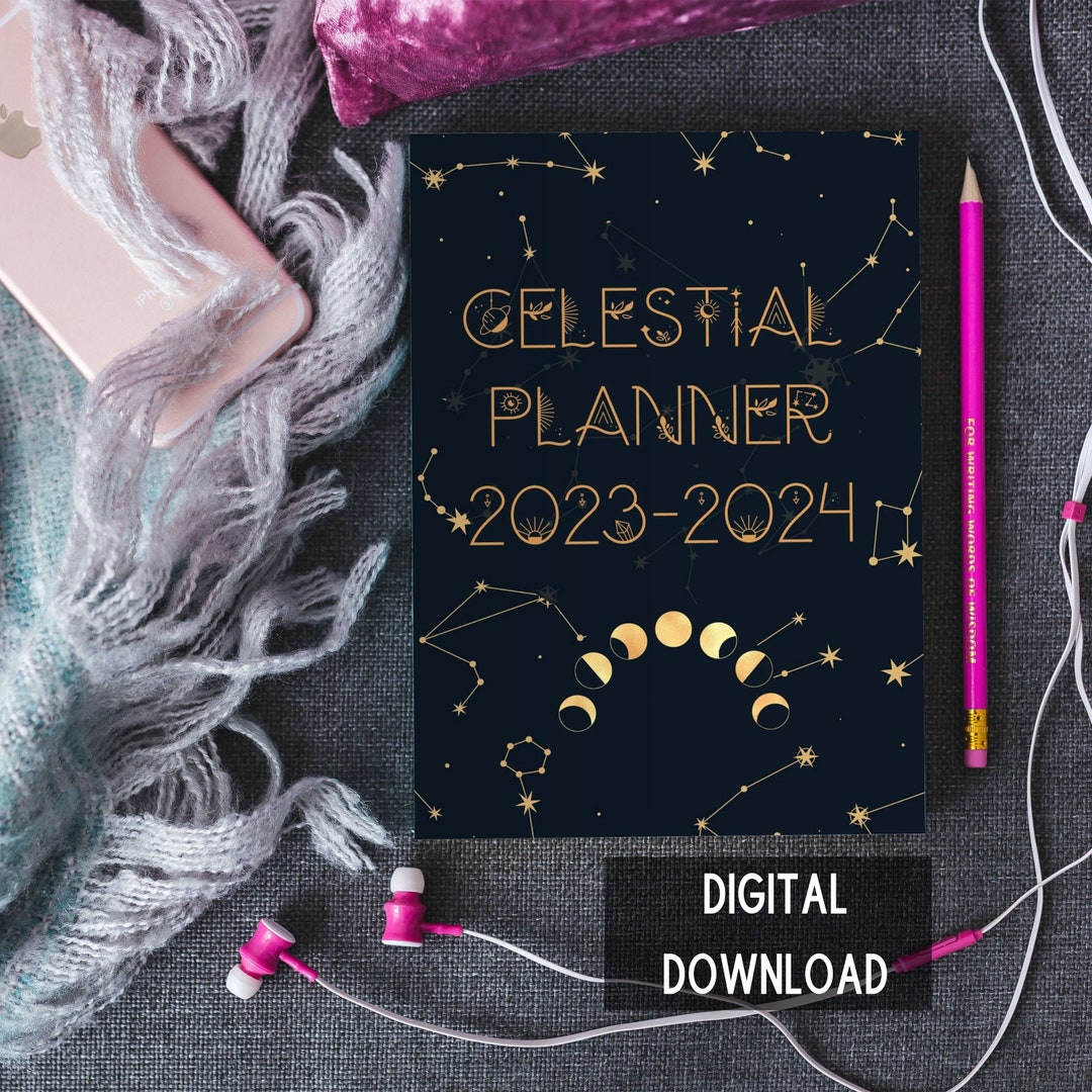Astrology Planner Celestial Printable Journal 2023 2024 . Etsy