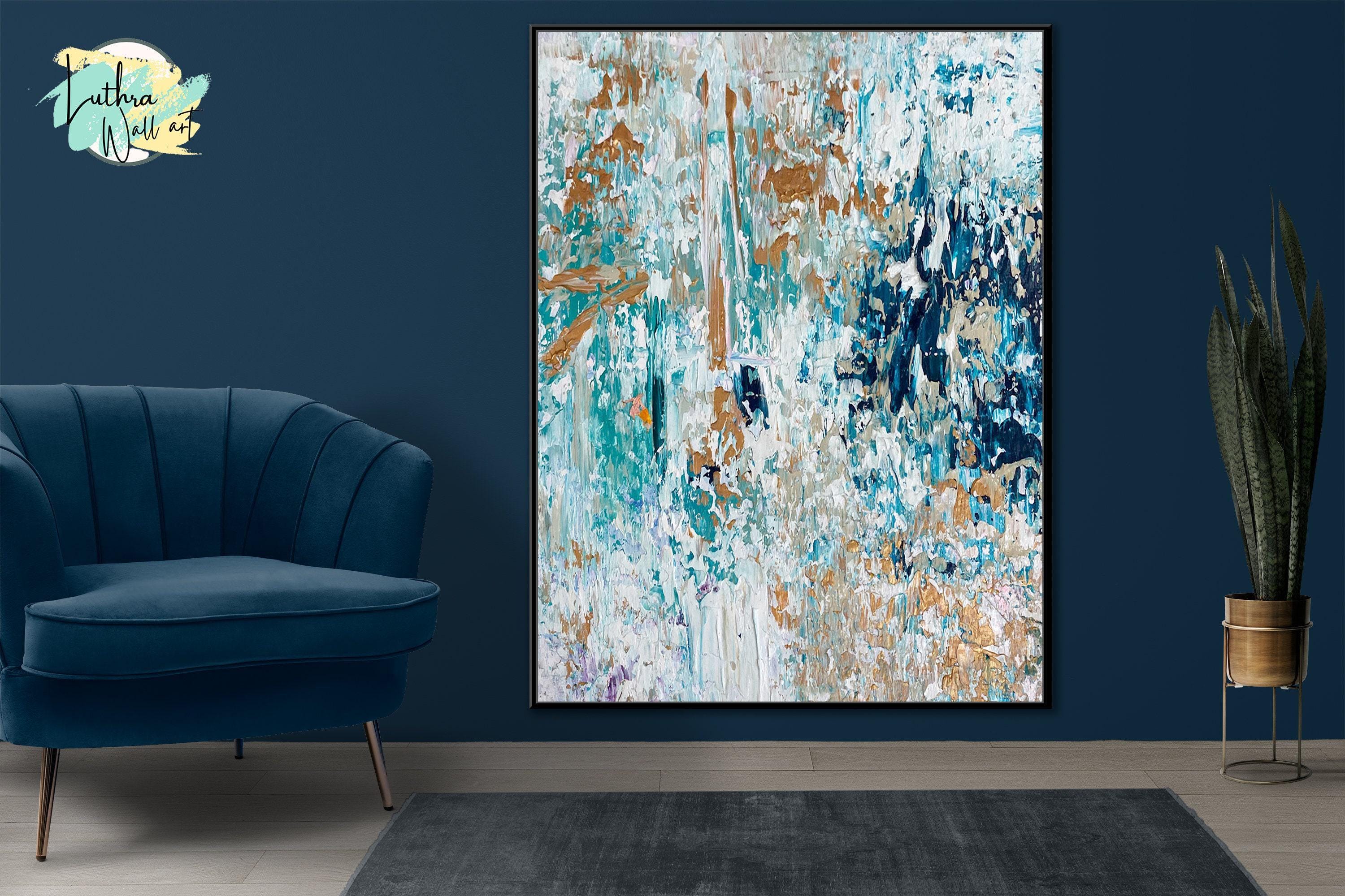 Large Abstract Oil Painting on Canvas | Modern Wall Art - Etsy