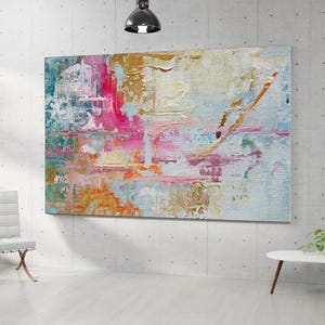 Vibrant Painting Abstract Painting, Original Painting, Canvas Painting, Handmade Painting, Large Original Oil Painting, Home Decor, Wall Art