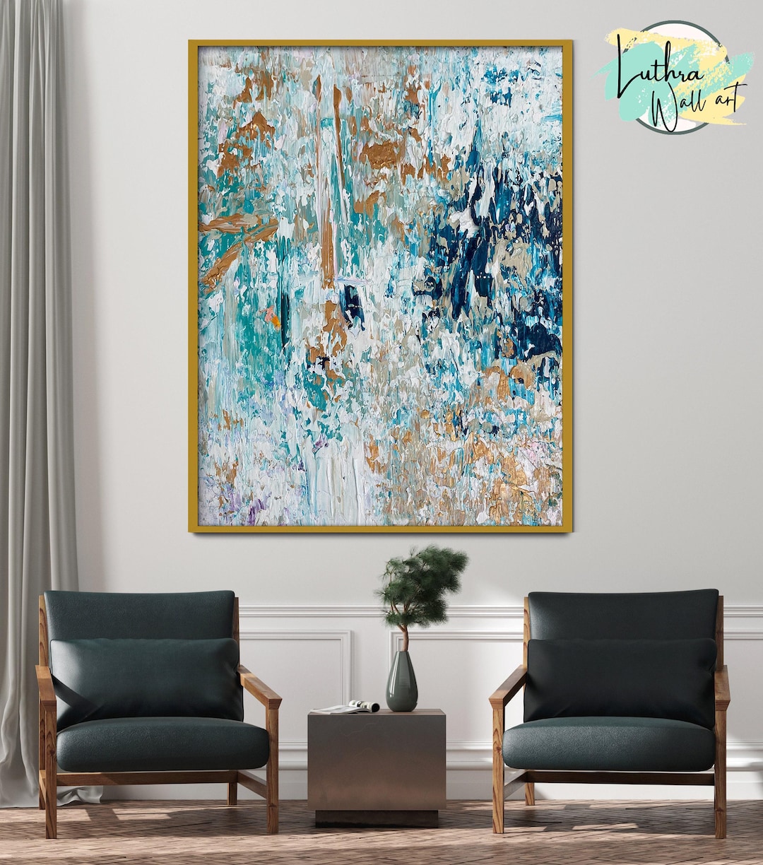 Large Abstract Oil Painting on Canvas | Modern Wall Art - Etsy