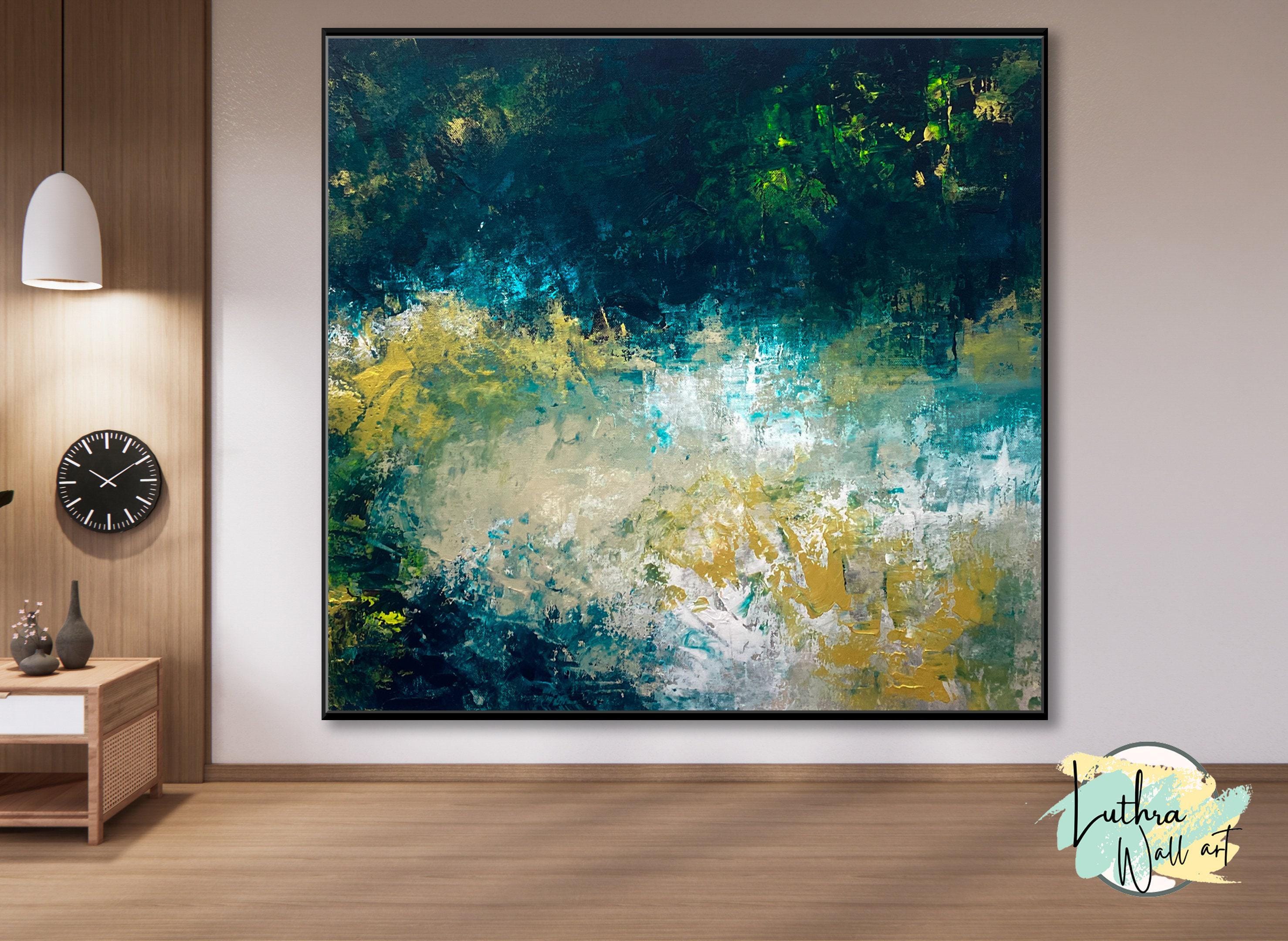 Textured Oil Painting on Canvas: Abstract Handmade Wall Art - Etsy