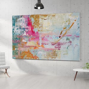 Vibrant Painting Abstract Painting, Original Painting, Canvas Painting, Handmade Painting, Large Original Oil Painting, Home Decor, Wall Art