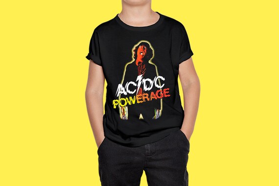 kids acdc t shirt