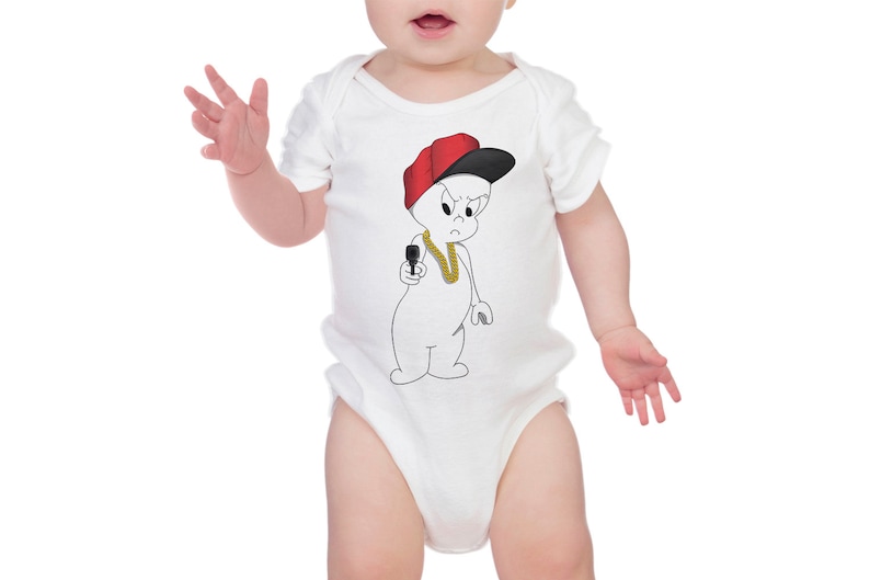 Baby Clothes Baby Outfit Funny Baby Onepiece Mothers Day Fathers Day Newborn Outfit Casper Gangster Rock Baby Bodysuit Baby Gift