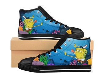 sponge bob high tops