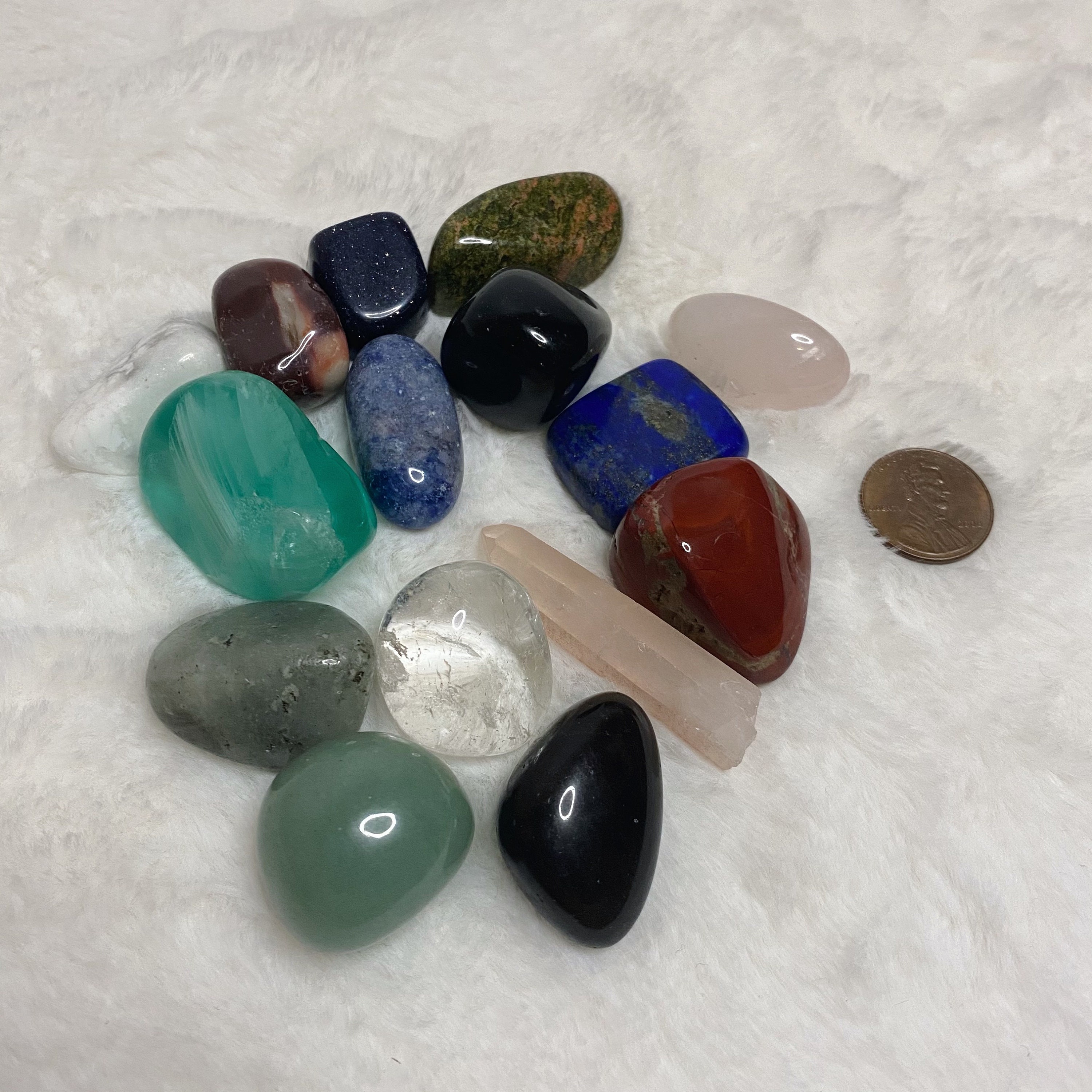 Tumbled Crystals Pack Crystal Tumbles Bundle Small Crystals Etsy