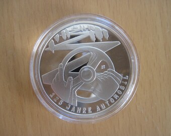 10 Euro Memorial coin in 625 Silver 125 Years Automobile PP / Proof + Certificate
