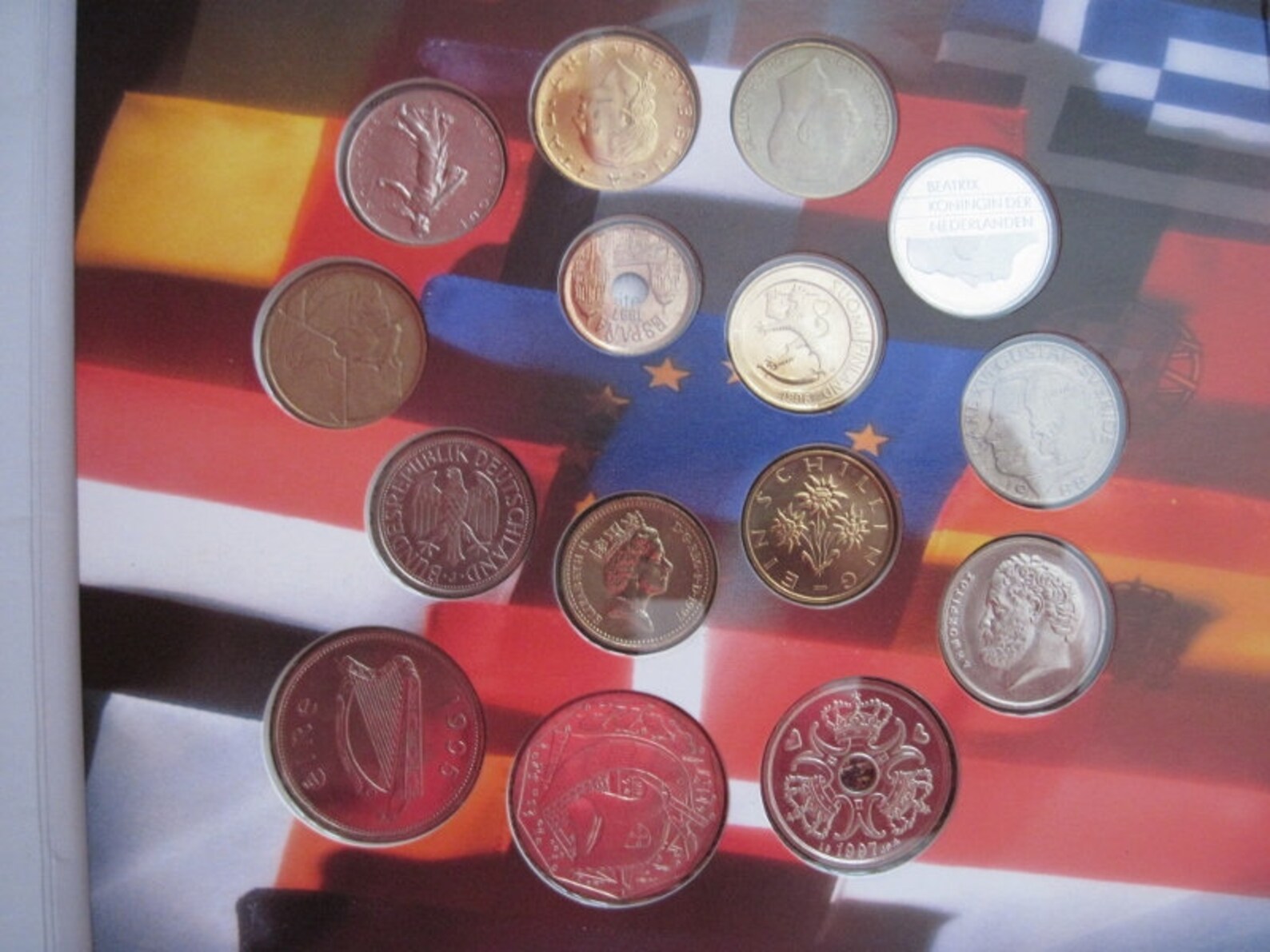 European Union Coins Before the Introduction of the Euro 15 Etsy Norway