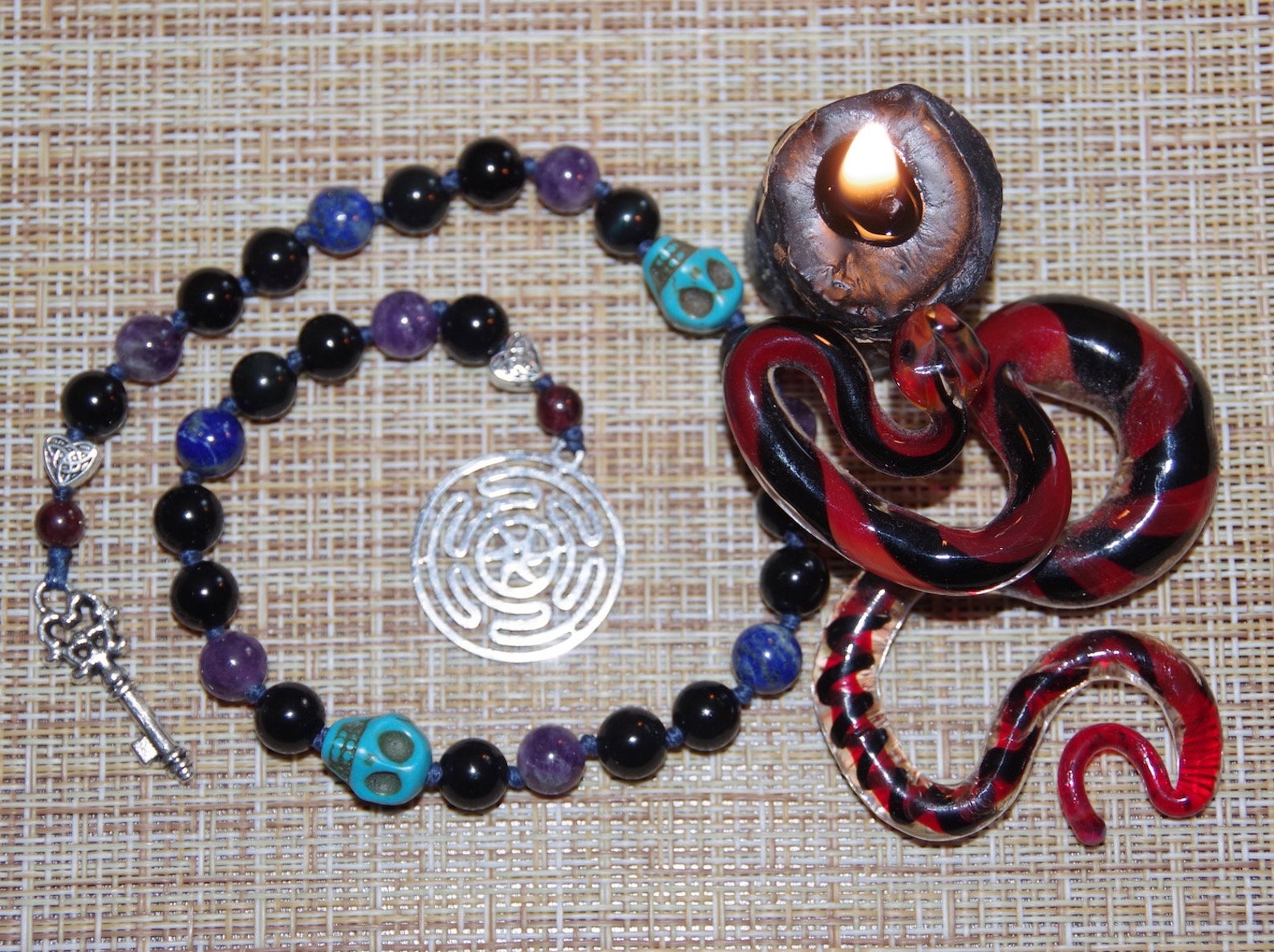 Hecate Pagan Prayer Beads Hekate Prayer beads Triple Etsy