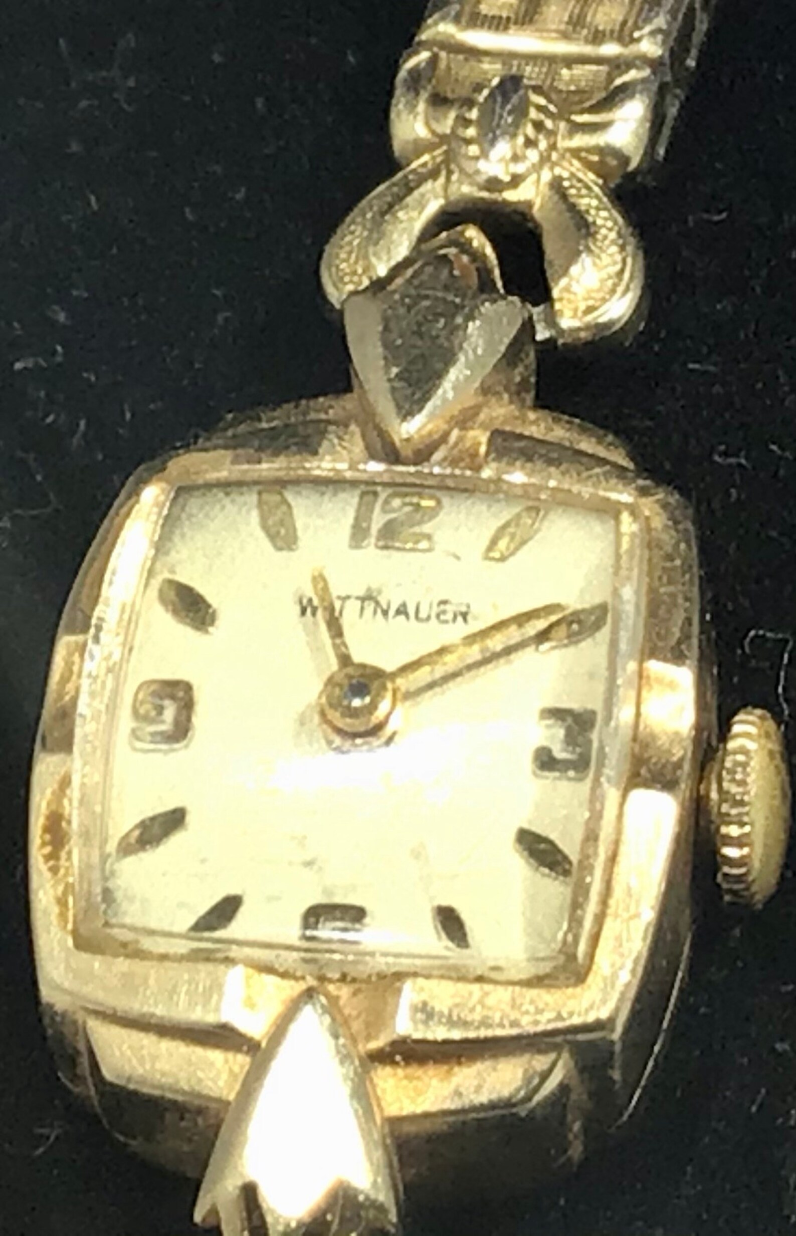 Vintage gold 14kt. Wittnauer ladies wrist watch in good Etsy