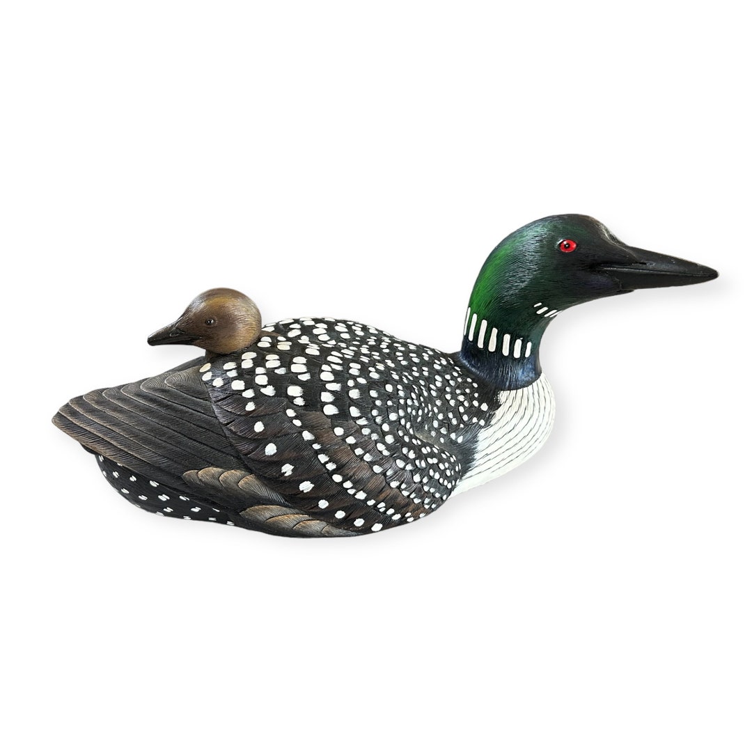 Limited Edition Heritage Decoys J.B Garton Common Loon Etsy