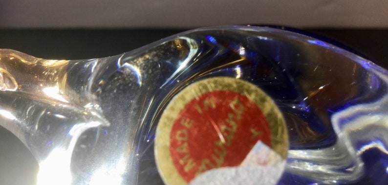 7\u201d tall in beautiful condition Murano glass golden cat made in Italy