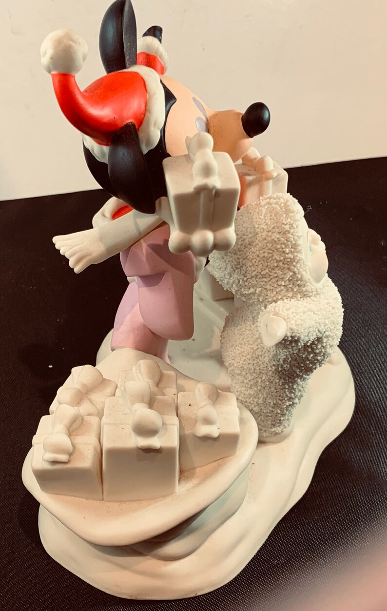 snowbabies with mickey mouse
