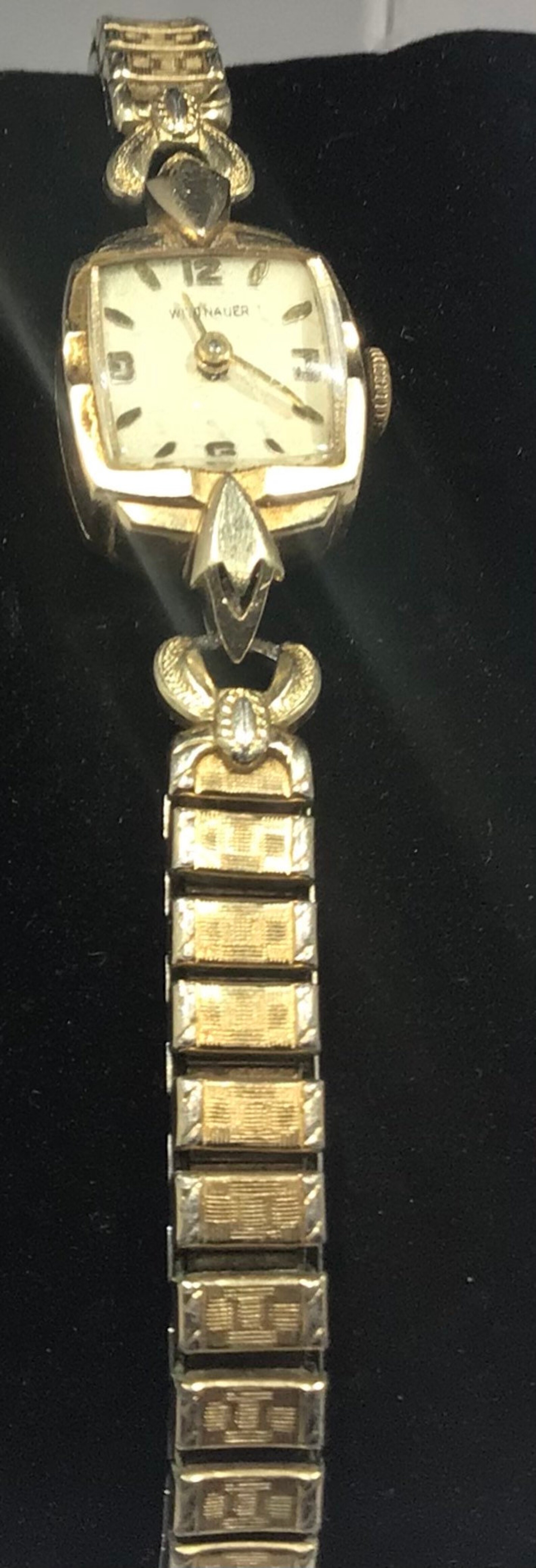 Vintage gold 14kt. Wittnauer ladies wrist watch in good Etsy