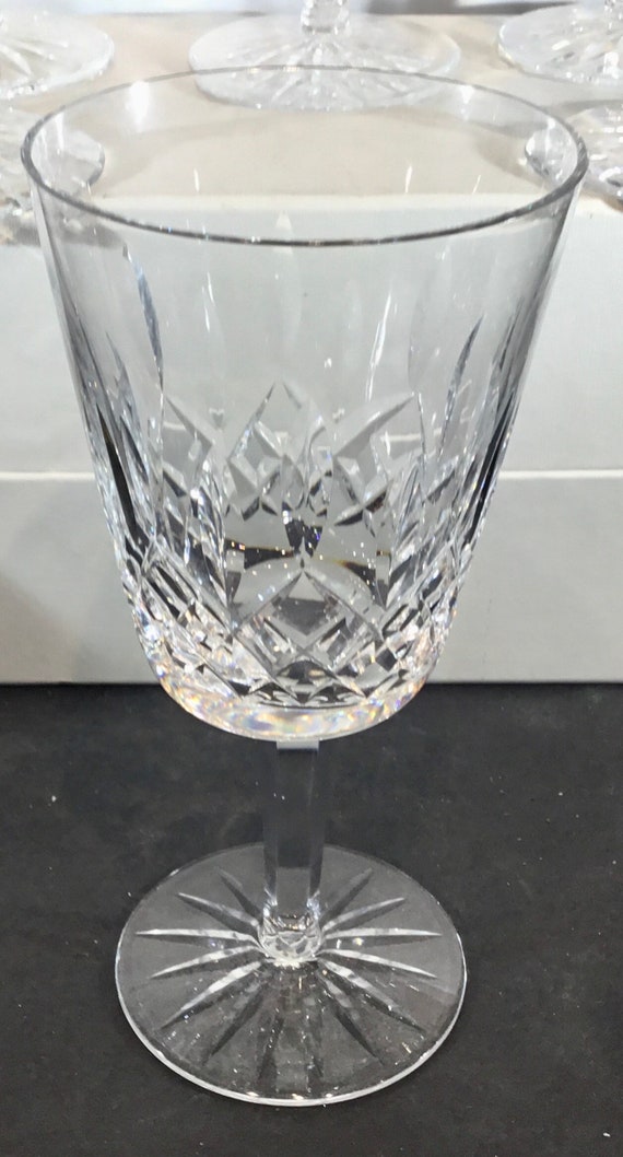 Waterford Crystal Wine Glasses. Set of Six With Long Stem Etsy