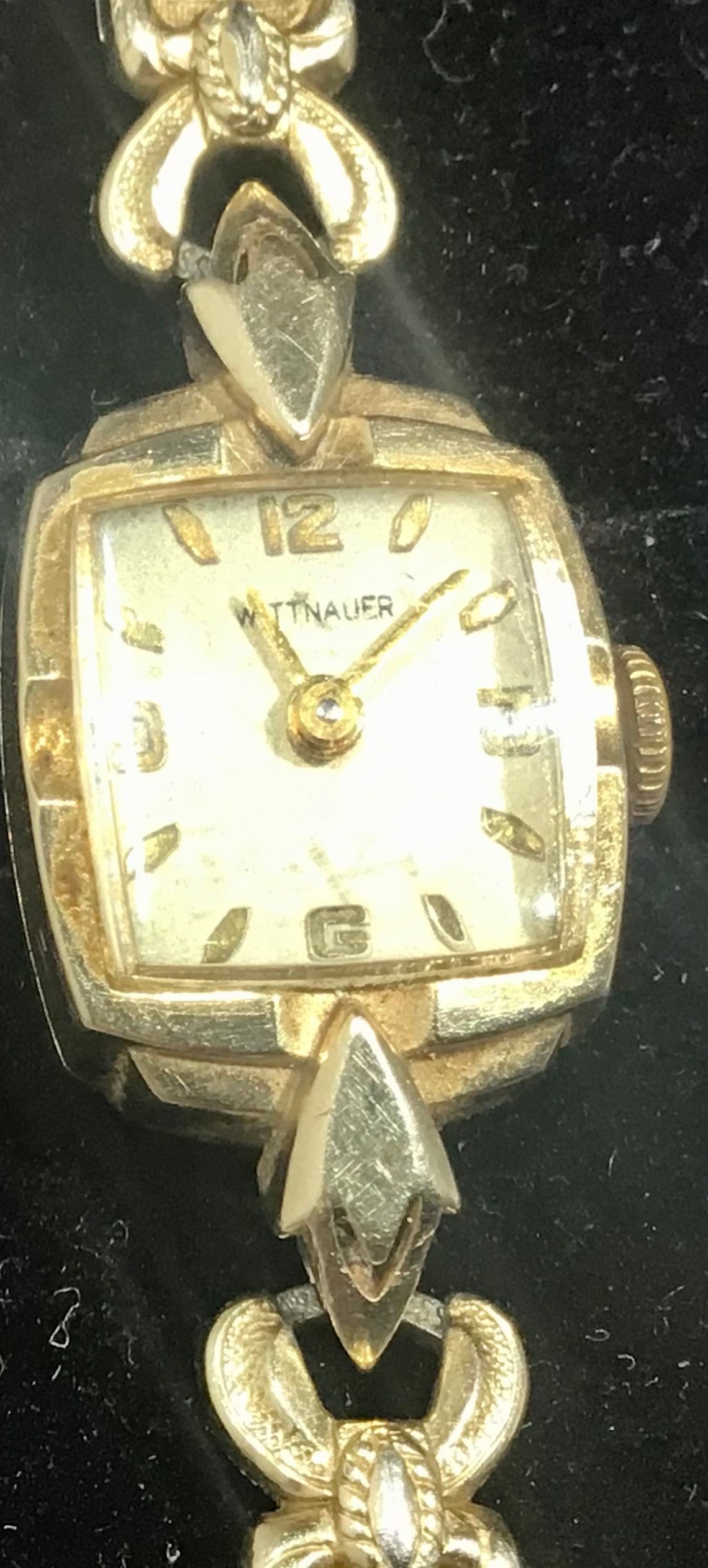 Vintage gold 14kt. Wittnauer ladies wrist watch in good Etsy