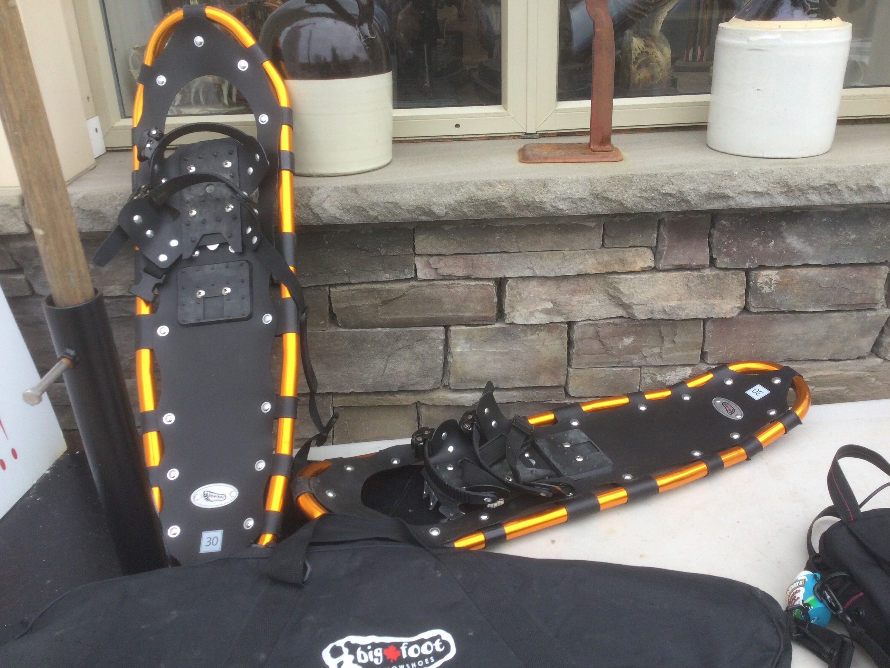 Bigfoot gold aluminum 30 x 9 snowshoes with adjustable Etsy