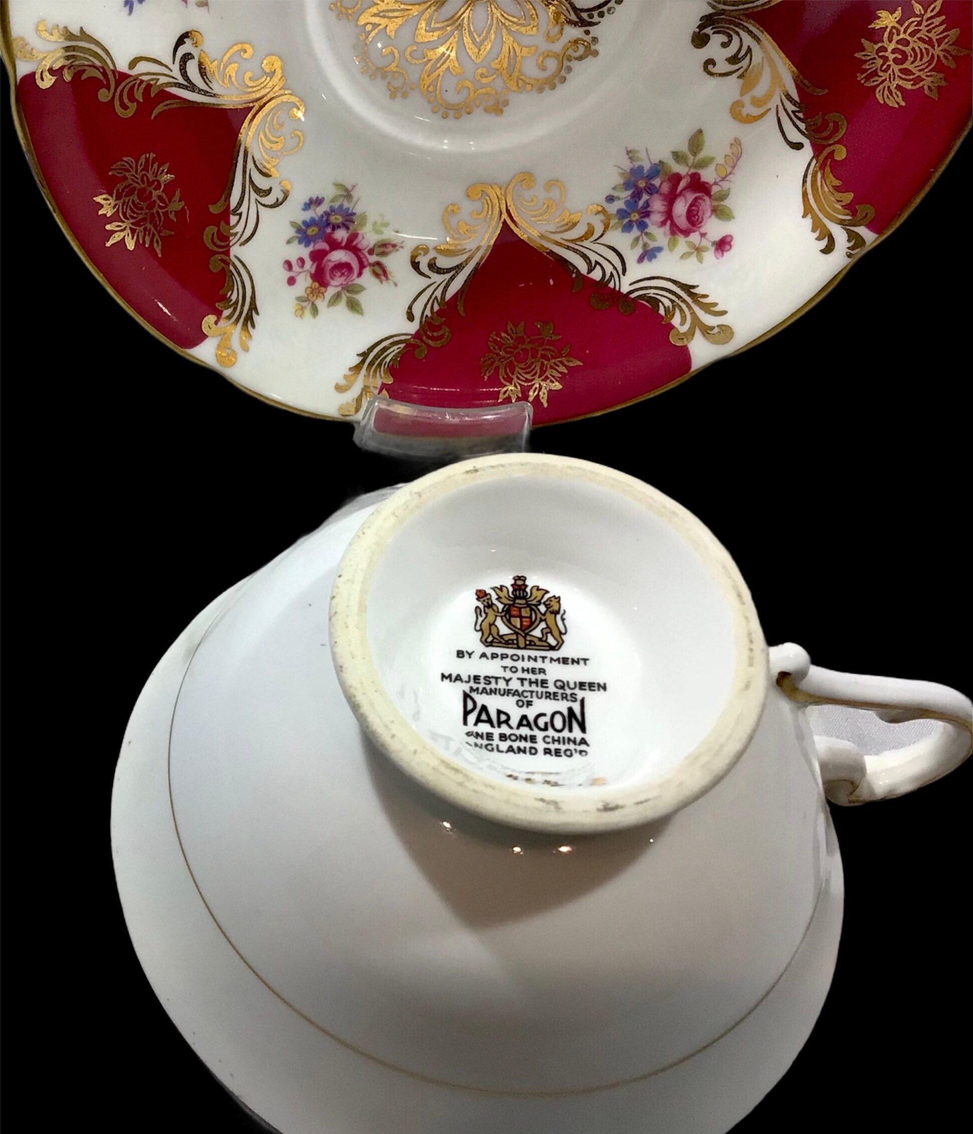 Paragon porcelain China Tea cup and saucer 534E Etsy