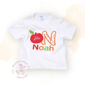 Boy&#39;s Back To School T-Shirt,  Any Name, Any Grade, Personalized Back To School T-Shirt, First Day of School T-Shirt, Kindergarten T-Shirt