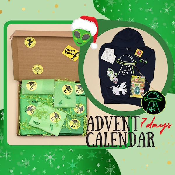 Christmas Advent Calendar for Boys Etsy