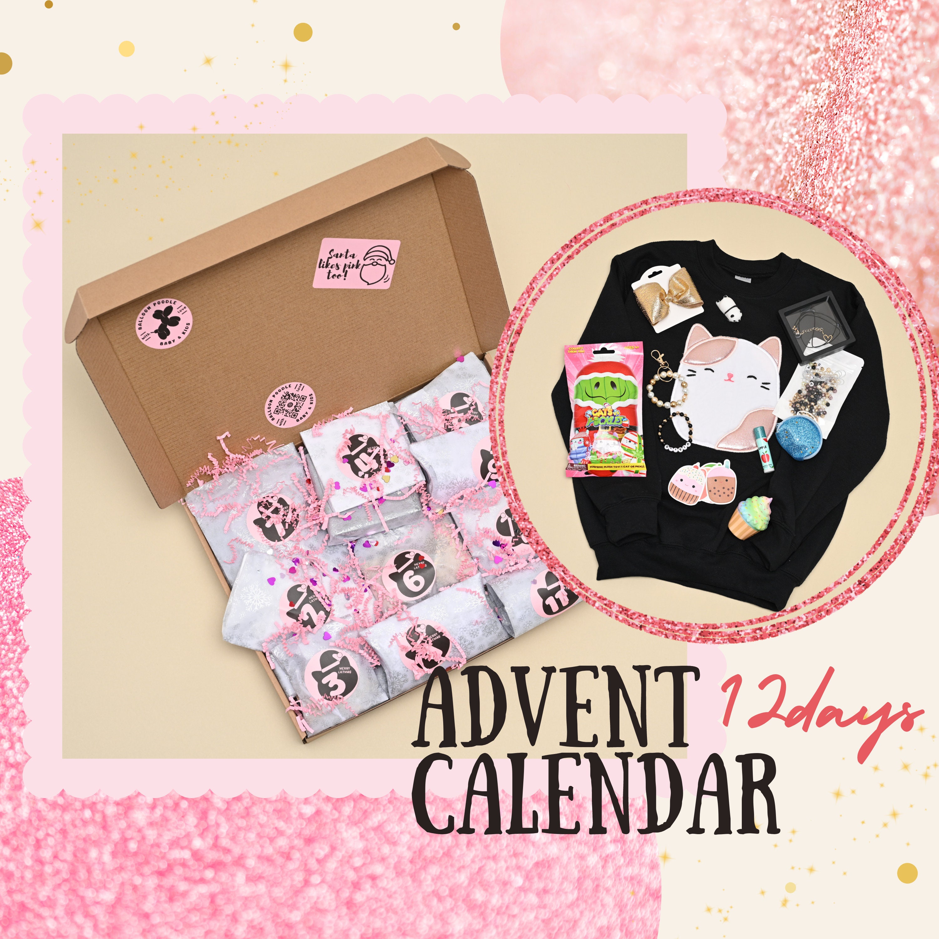 pt. 2 of opening squishville advent calendar! days 5-9!! 🎄🎄 #advent, advent calendars