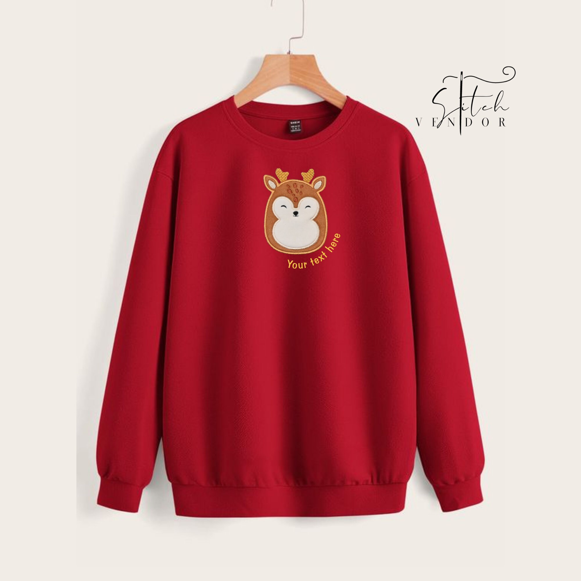 Squishy Reindeer Kids' Sweatshirt - the Ultimate Christmas
