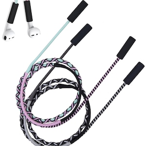 Sangle de support pour airpod, Airpod, Ficelle de support pour airpod, Support pour airpod, Course à pied, Chute d'airpod, Iphone, Anti-perte, Dragonne pour écouteurs faite main, Artisanat