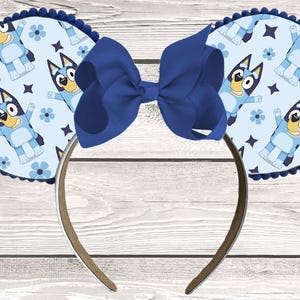 Bluey Mouse Ears Minnie Ears Heeler Dog Headband Vacation
