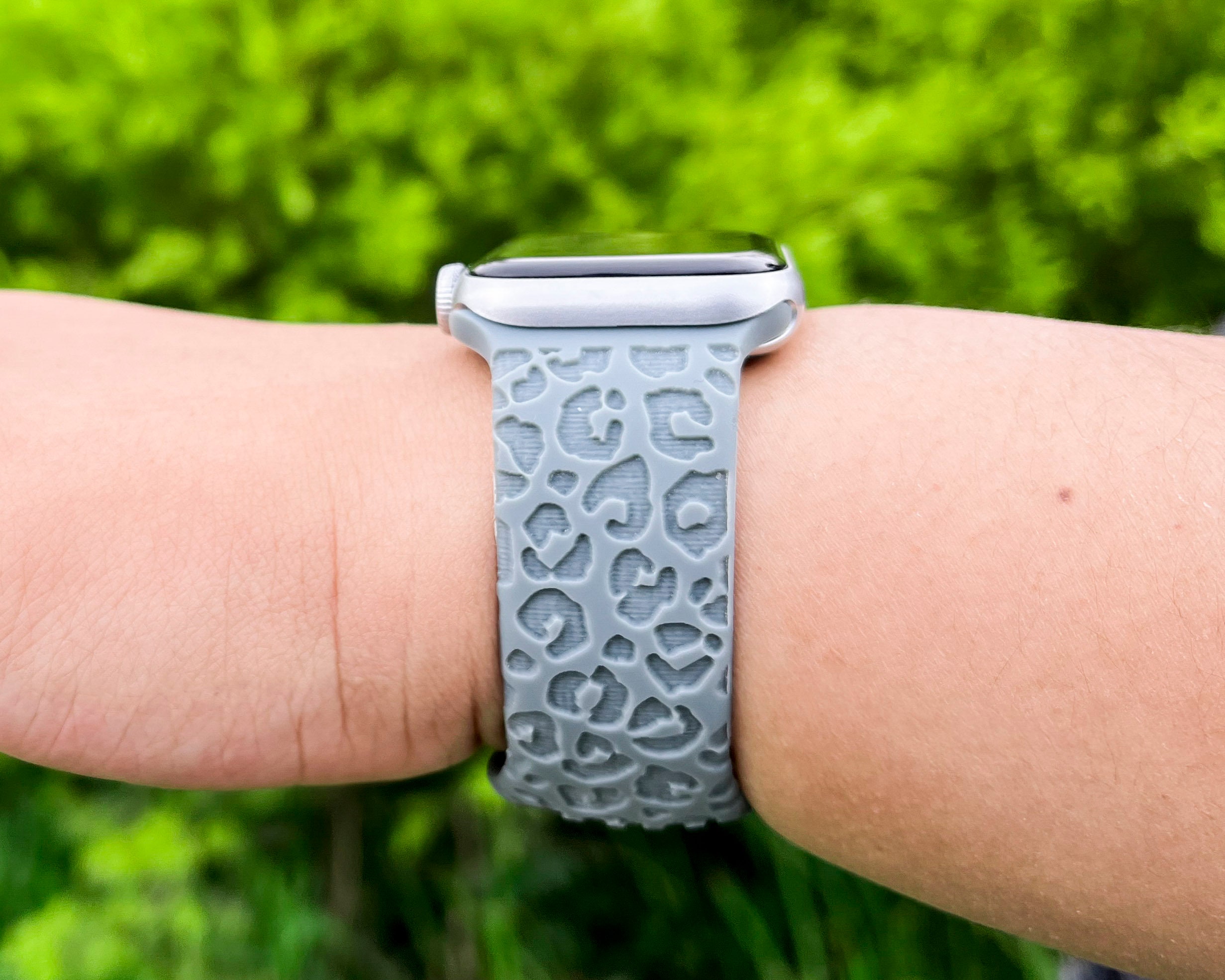 Leopard Watch Band Compatible With Cheetah Print Apple Watch Etsy