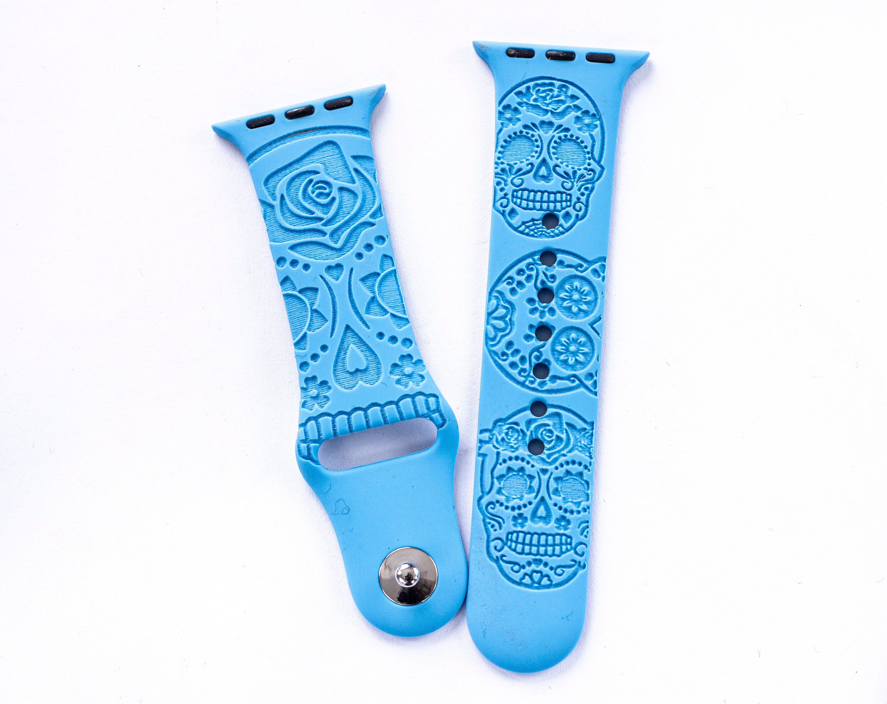 Sugar Skull Watch Band Compatible With Apple Watch Iwatch Band