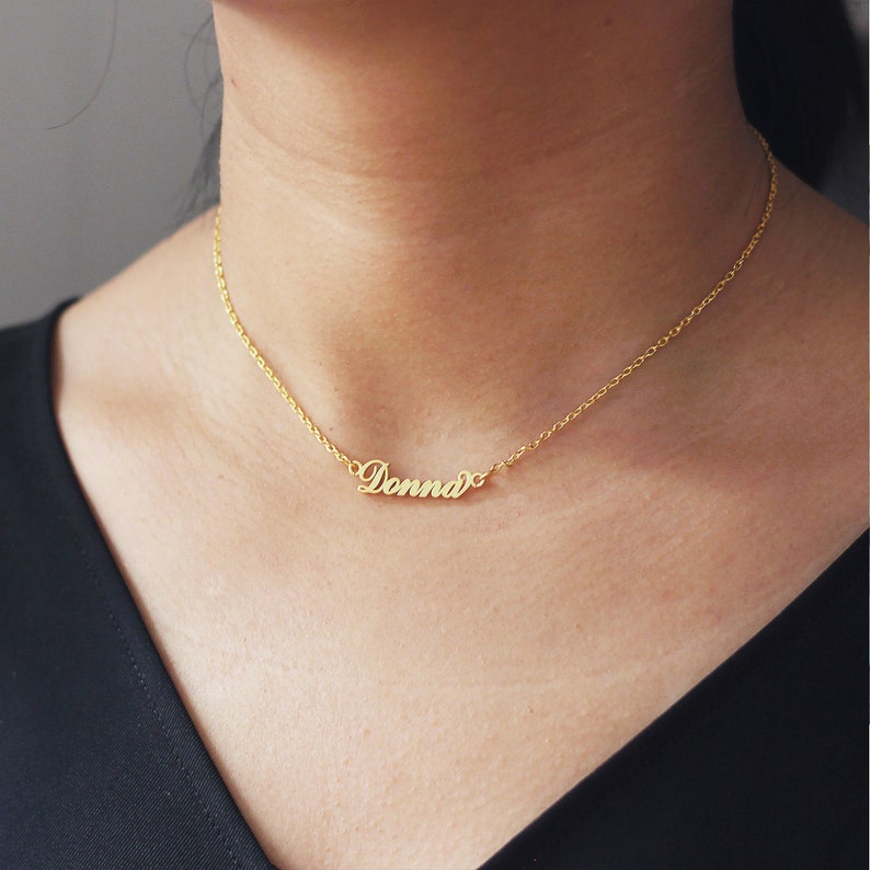 Name Necklace Personalized Necklace Custom Name Necklace Etsy