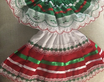 LIME MEXICAN FIESTA PARTY DRESS CINCO DE MAYO for 16/" CPK Cabbage Patch PINK