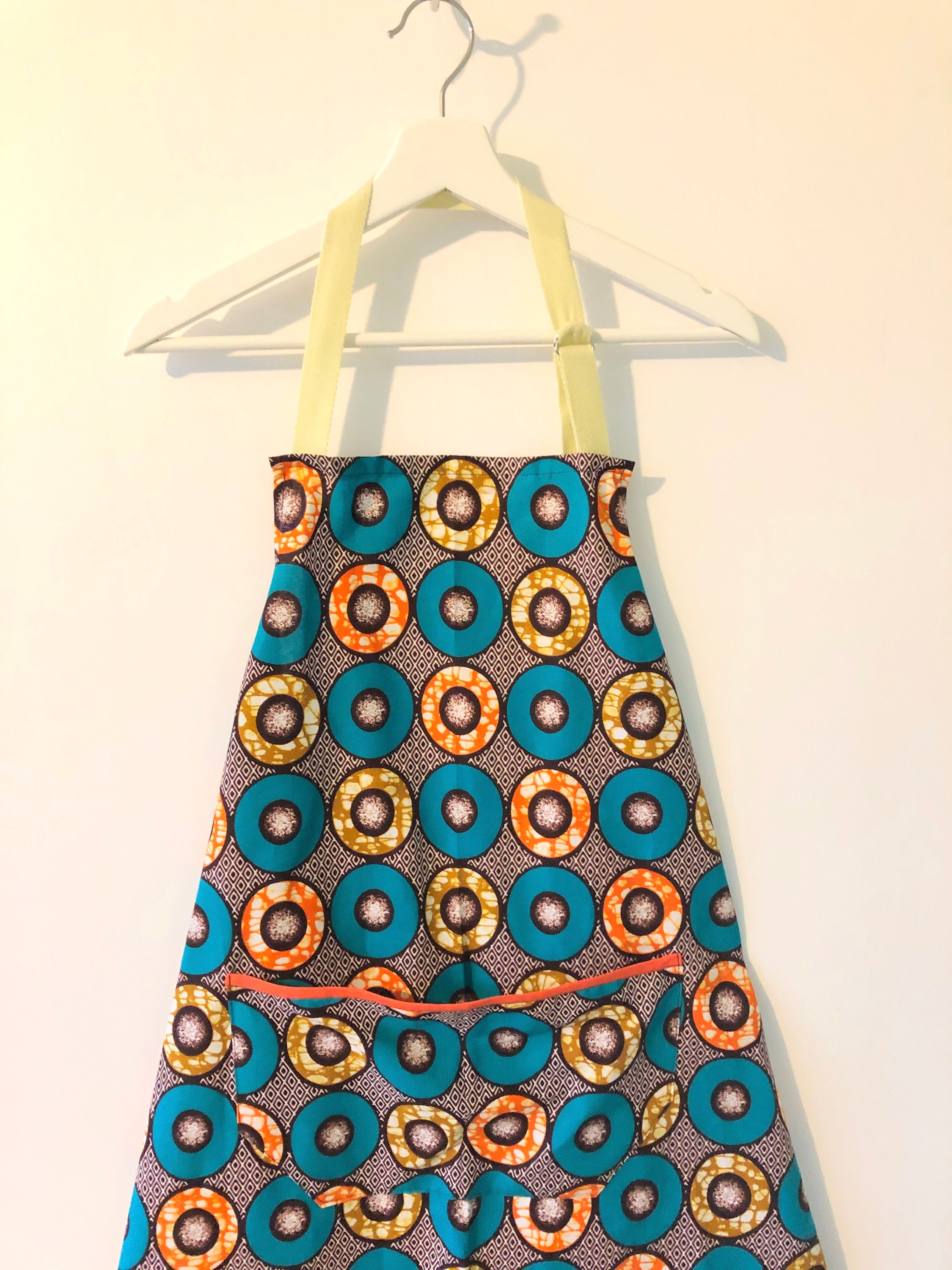 Apron Apron made with African material from Ghana Unisex Etsy