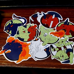 Dungeon Denizens Pegatinas de Vinilo