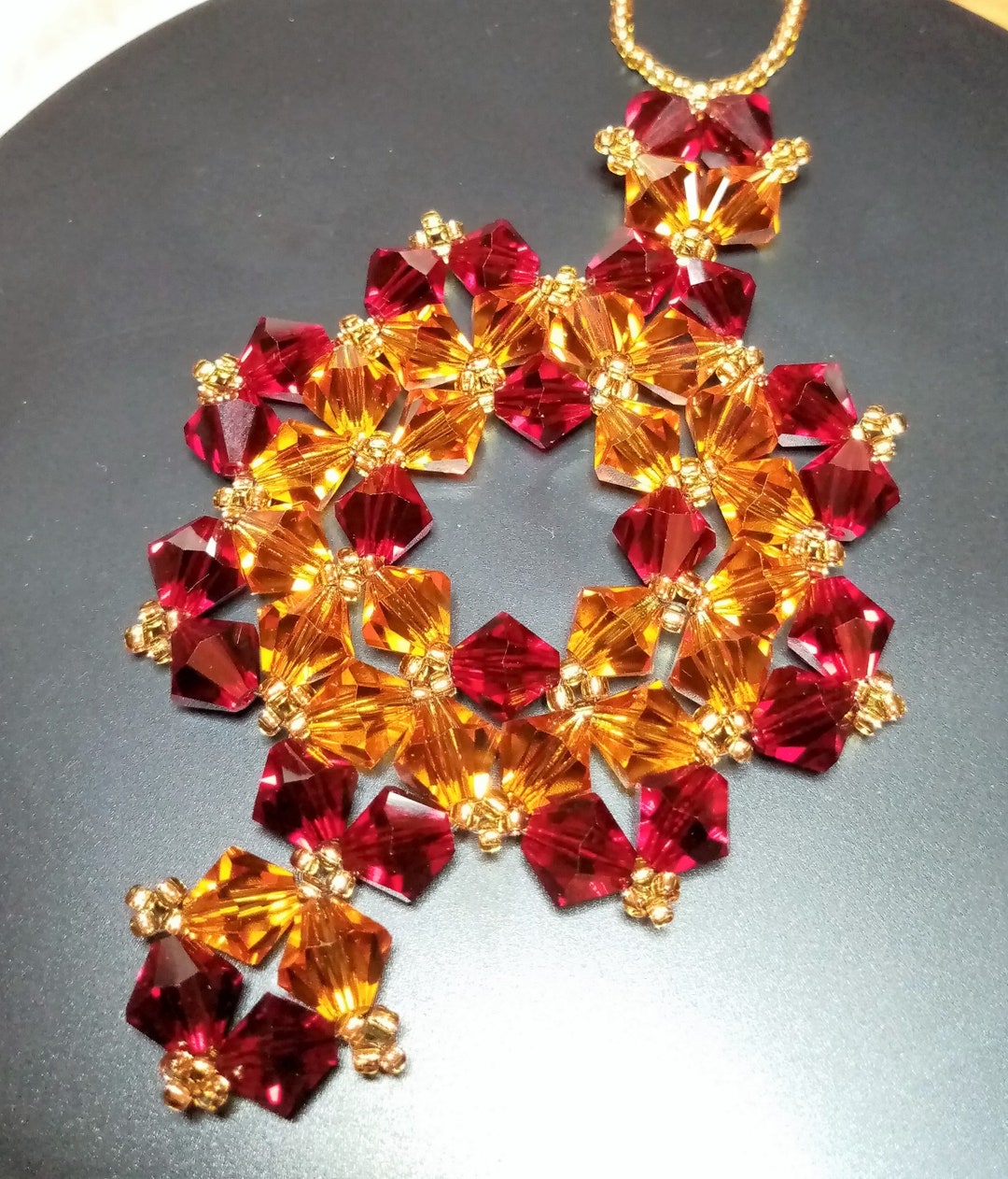 Crystal Christmas Tree Topper Christmas Tree Decoration Etsy