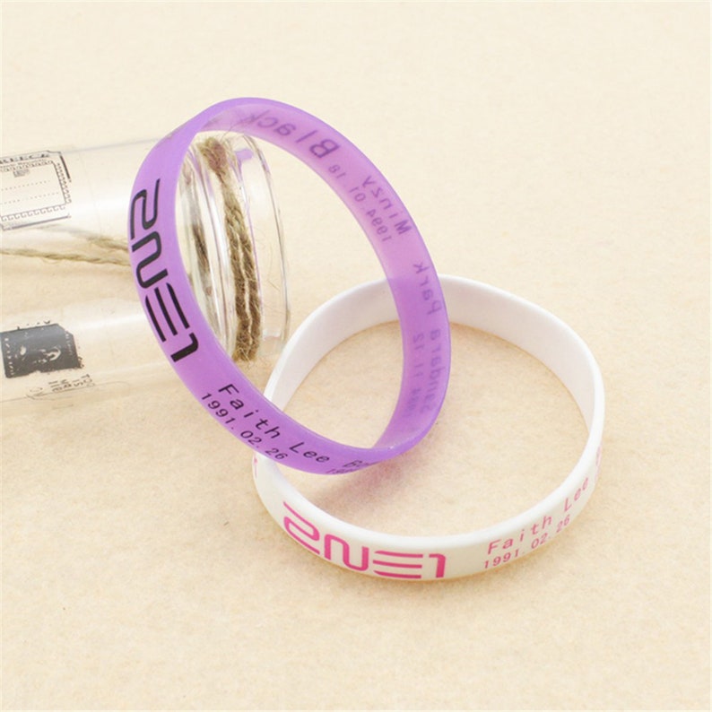Kpop Bracelet K Pop Bracelet Bts 2ne1 Bracelet Bracelet 2 Ne 1 Silicone K Pop Bracelet Phosphorescent Bracelet Phosphorescent Jewelry Charm Bracelets Valresa Com