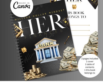 Ebook Finance Cover Template, Canva Template, Social Media EBook Cover Template, Ebook Cover, PLR ebook