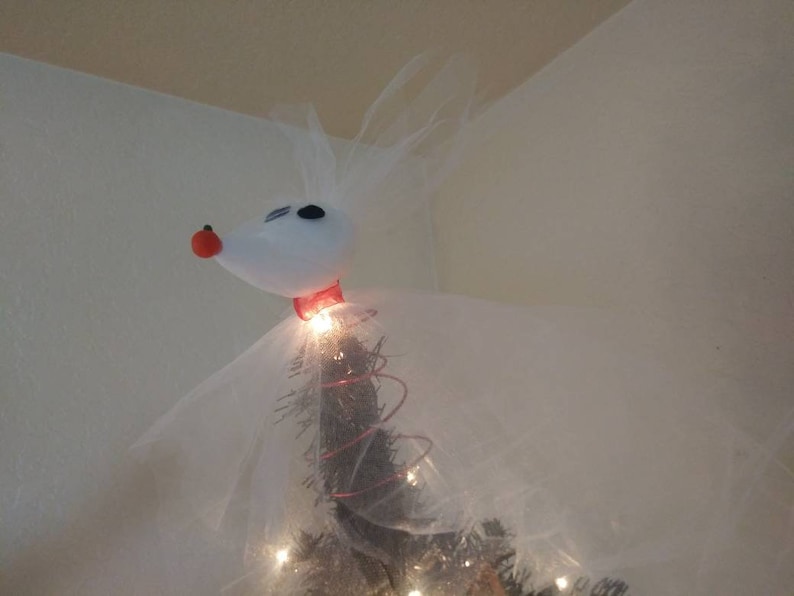 Zero Nightmare Before Christmas Home Decor Tree Topper Etsy