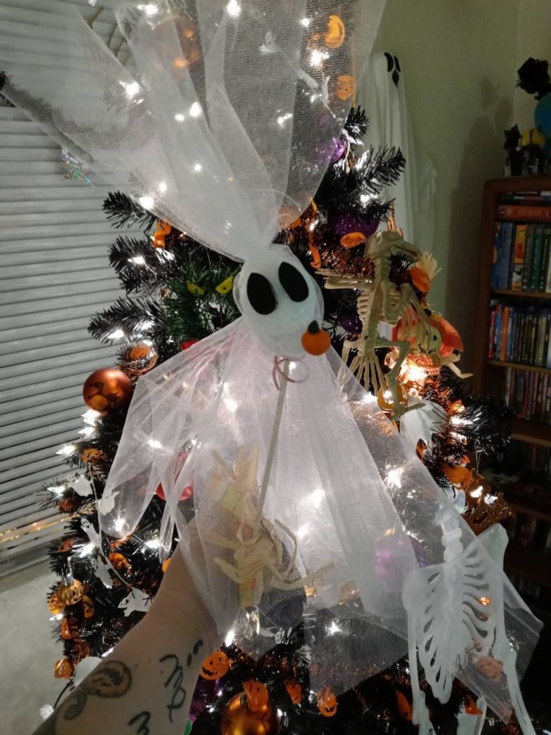 Zero Nightmare Before Christmas Home Decor Tree Topper Etsy