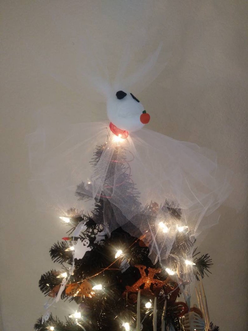 Zero Nightmare Before Christmas Home Decor Tree Topper Etsy