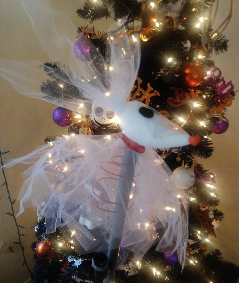 Zero Nightmare Before Christmas Home Decor Tree Topper Etsy