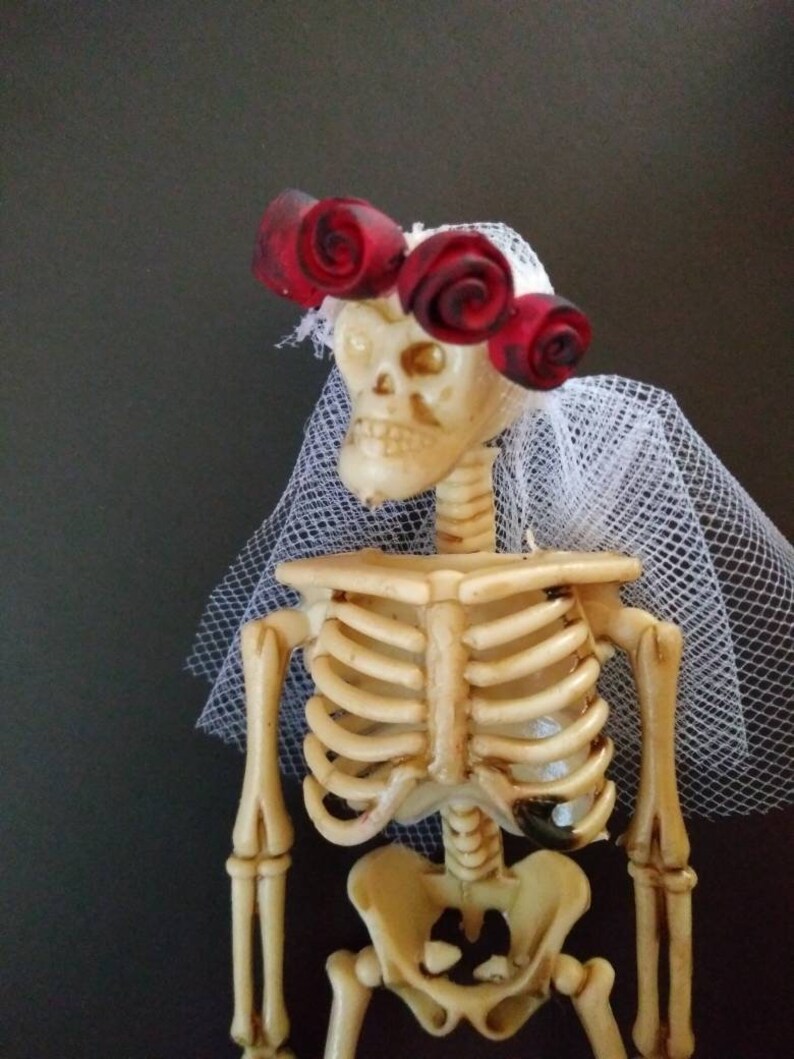Skeleton Bride and Groom Decoration Etsy