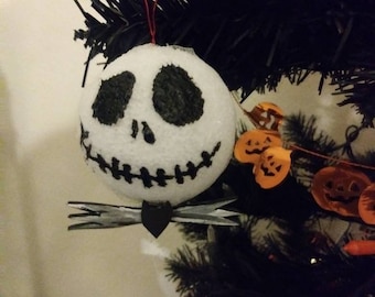 Jack Skellington Cabeza Ornamento Decoración colgante Decoración del hogar
