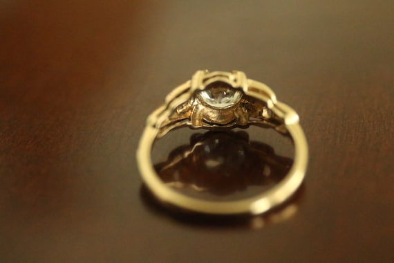 Art Deco Solitaire Diamond Ring with complete App… - image 4