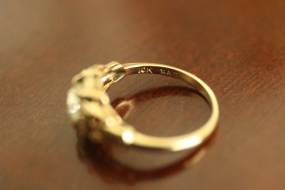 Art Deco Solitaire Diamond Ring with complete App… - image 5