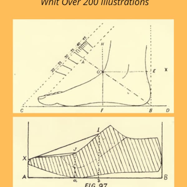 How to Make Boots and Shoes - illustrated Guide - ShoeMaking Patterns - Printable Instant Download