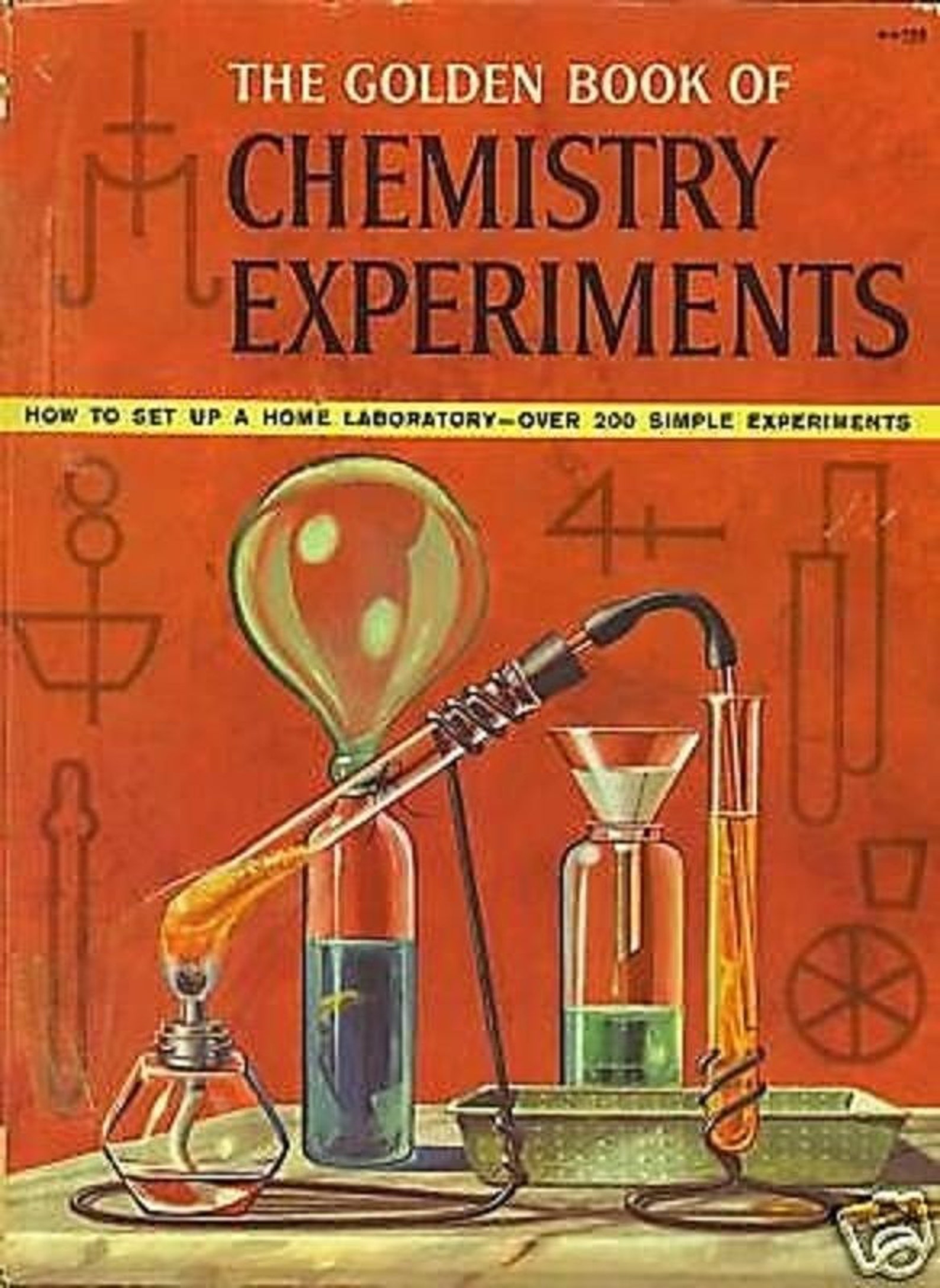The Golden Book of Chemistry Experiment RARE Vintage Book Etsy